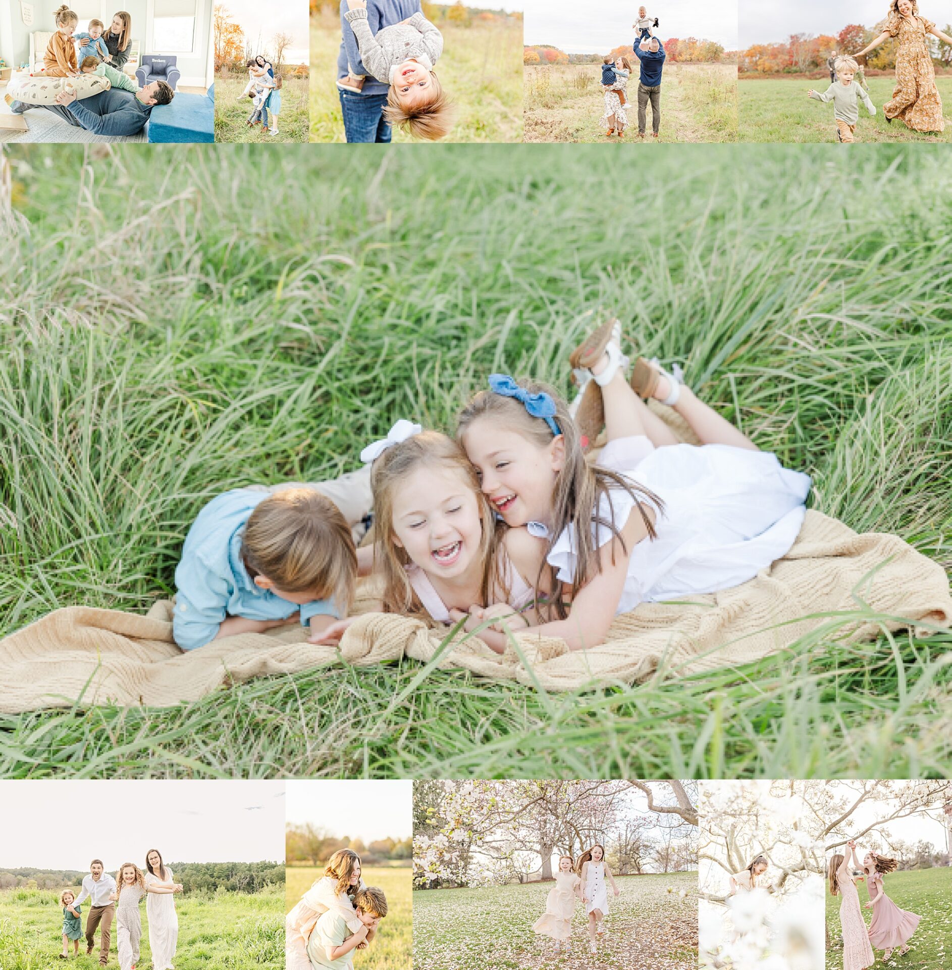 playful metro west boston family photo sessions with Sara Sniderman Photography