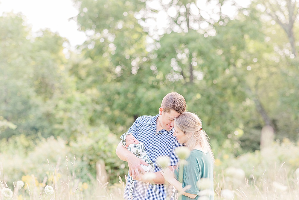 Outdoor Newborn Photo Session, Heard Farm Wayland Massachusetts