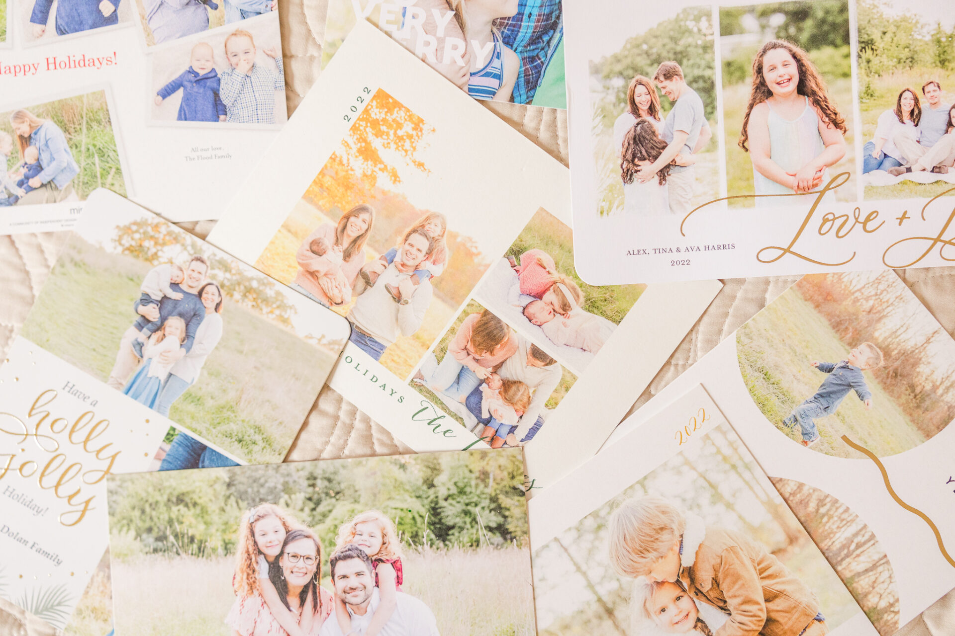 holiday photo cards with sara sniderman photography images