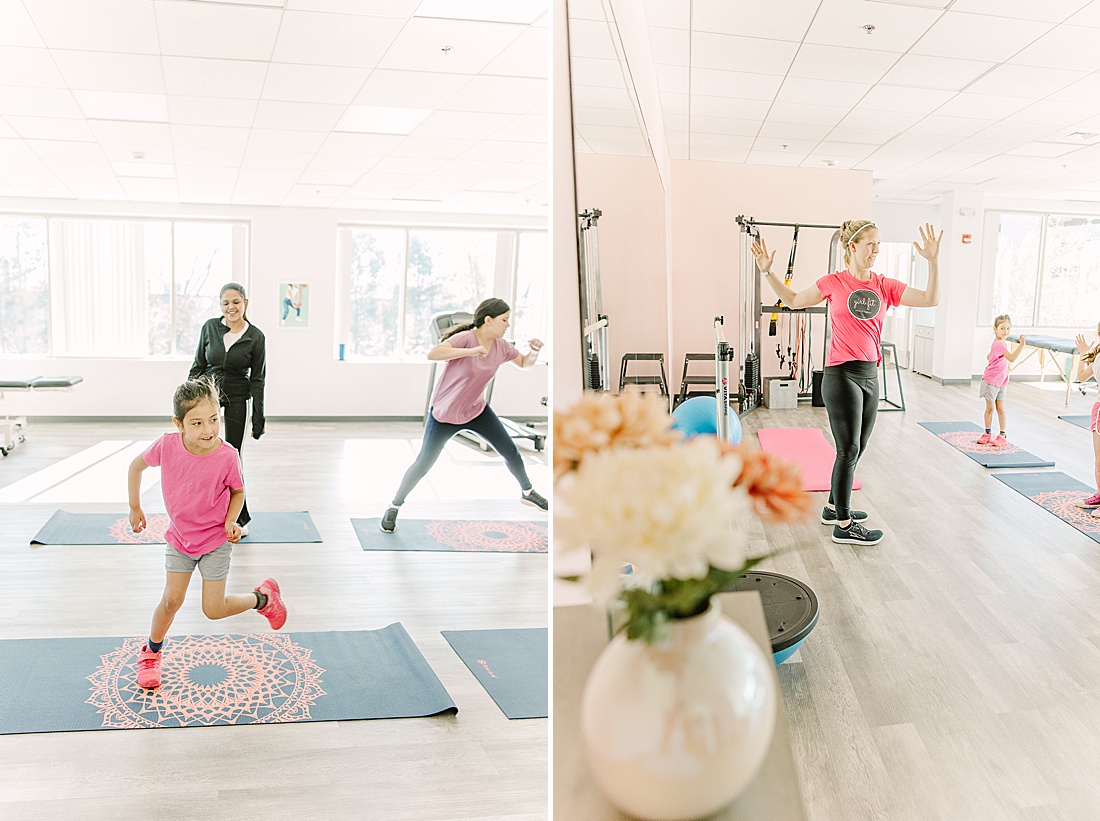 exercise class at girl fit physical therapy in framingham massachusetts