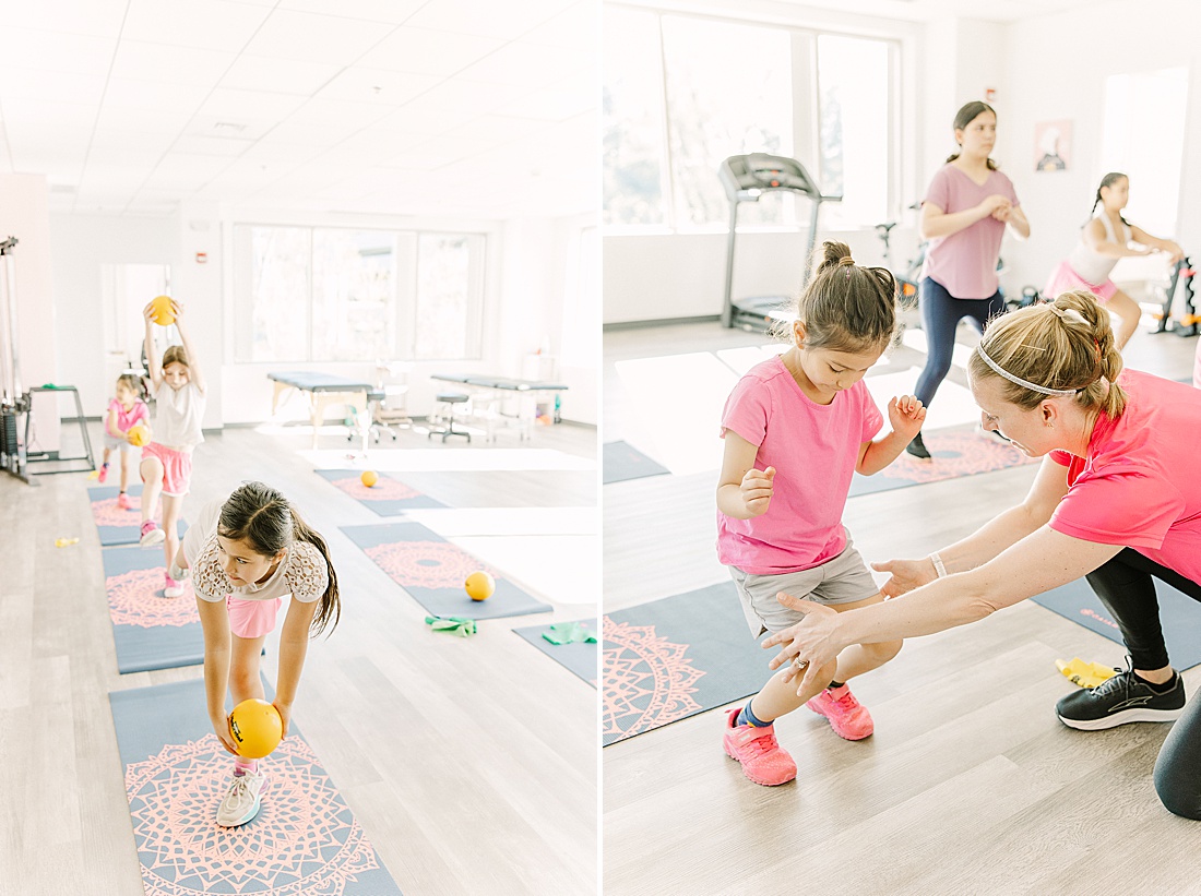 exercise class at girl fit physical therapy in framingham massachusetts